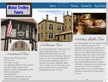 Tablet Screenshot of americanheritagetrolleytours.com